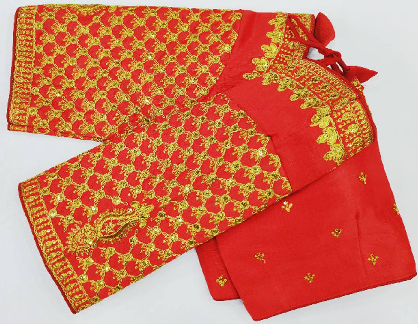Phantom Silk Zari Embroidered Stitched Blouses
